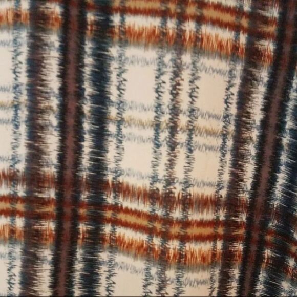 I. Madeline Plaid Blouse Size Small - Picture 5 of 7